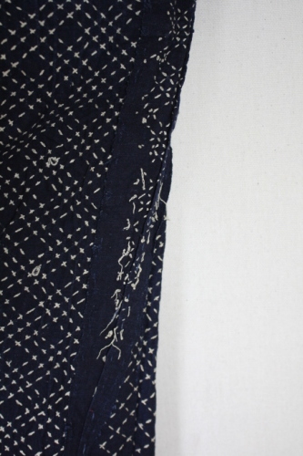 古布 木綿　藍染め 刺し子 　Japanese Antique Textile indigo cotton silk thread Sashiko_c0325097_14512607.jpg