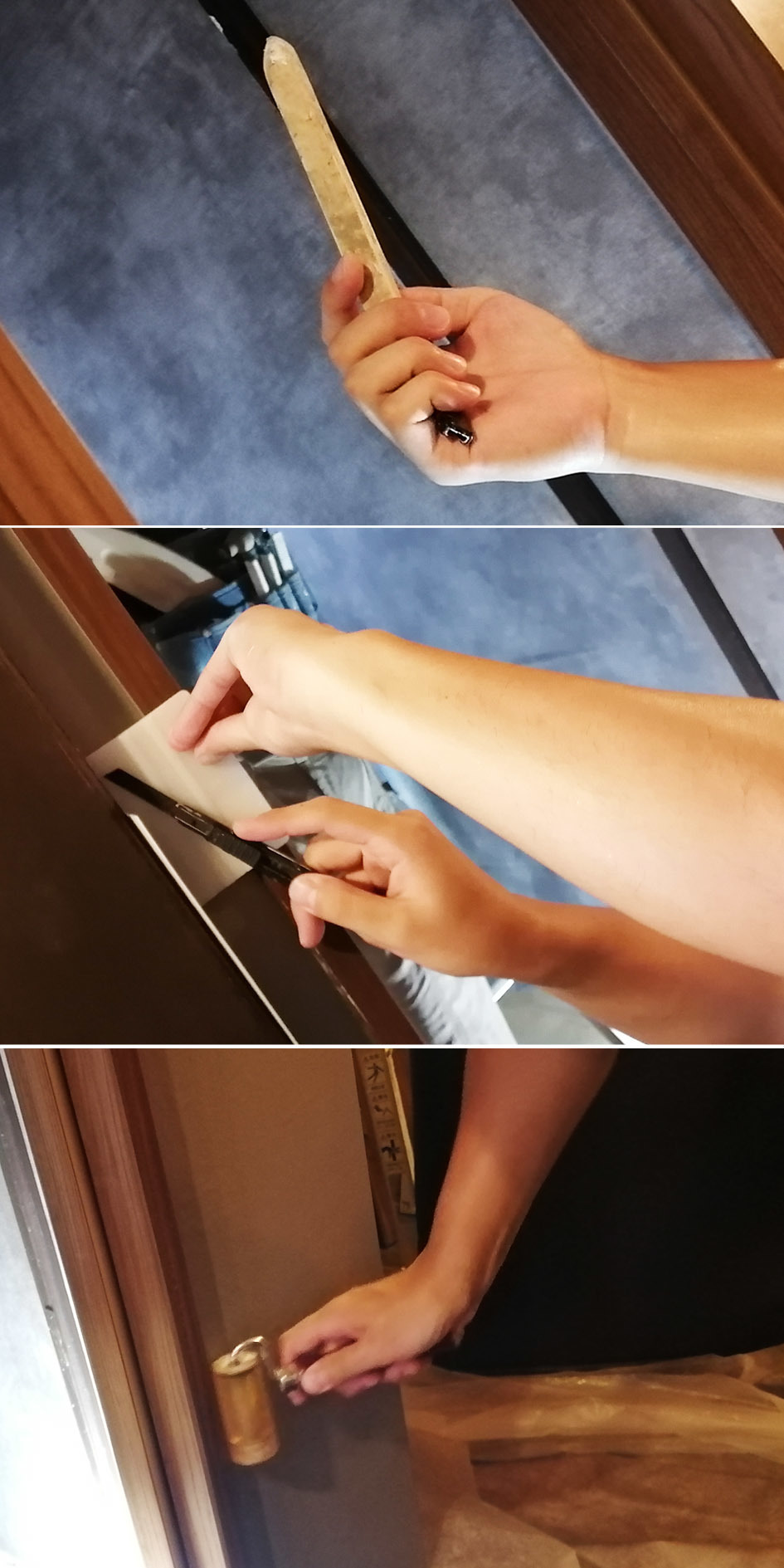 完成間近☆クロス職人さんによる「トイレリフォーム」_d0351435_06360026.jpg