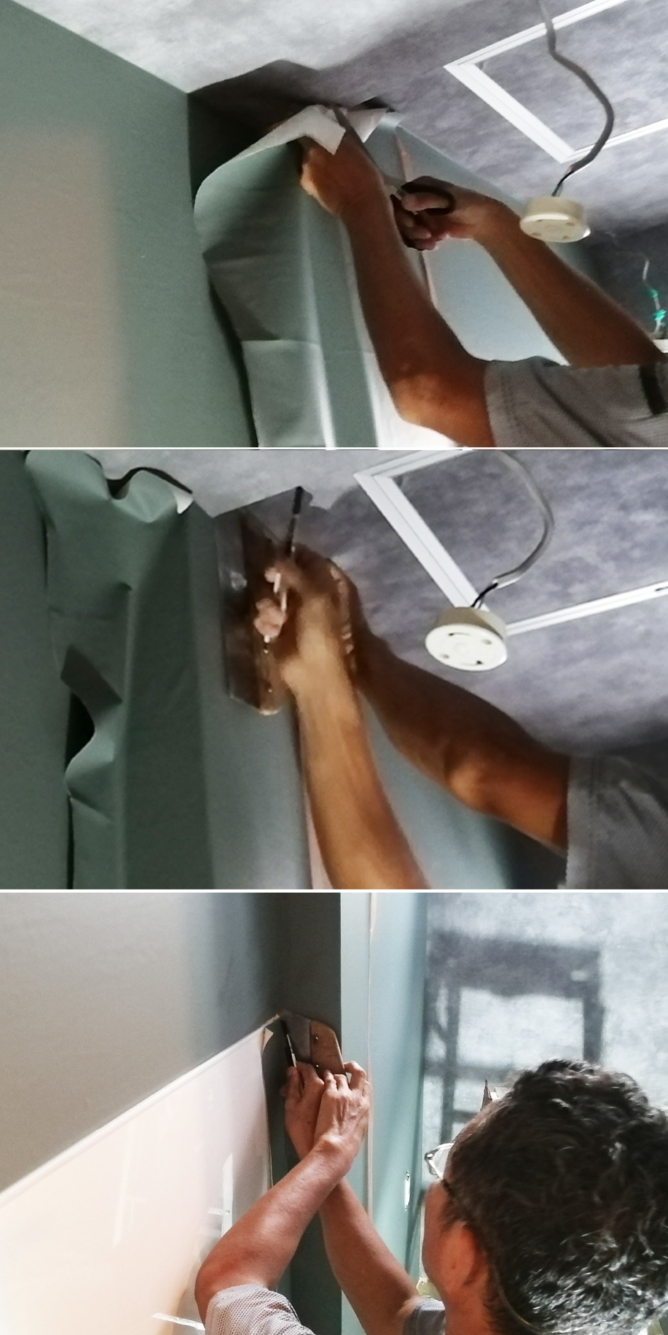 完成間近☆クロス職人さんによる「トイレリフォーム」_d0351435_06433321.jpg