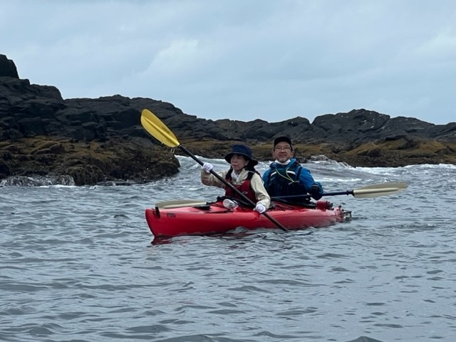 【スタッフ研修】シーカヤックで行くゼニガタアザラシウォッチングｉｎ襟裳岬_d0198793_11215132.jpg