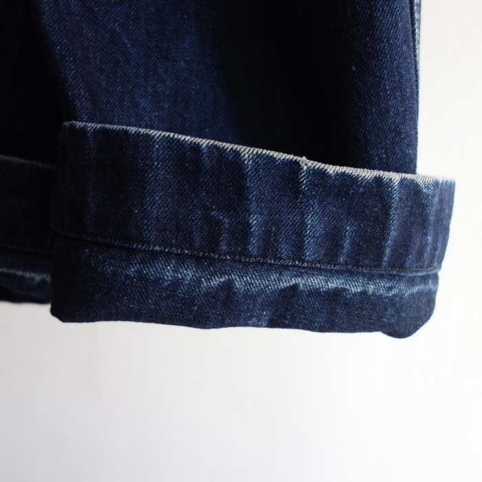 深い愛着 / frenchwork indigo trousers_e0130546_12125592.jpg