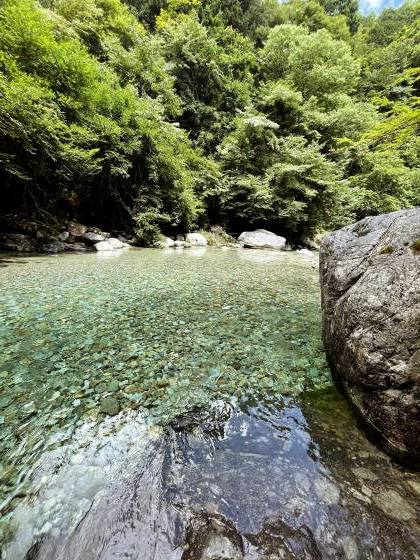 8/10、長野県木曽郡「阿寺(あてら)渓谷」へ_e0045768_20225139.jpg