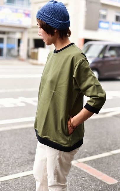 Spinnerbait 当店別注 Military CLOTH 3/4 Sleeved RIB TEE_d0152280_09035828.jpg