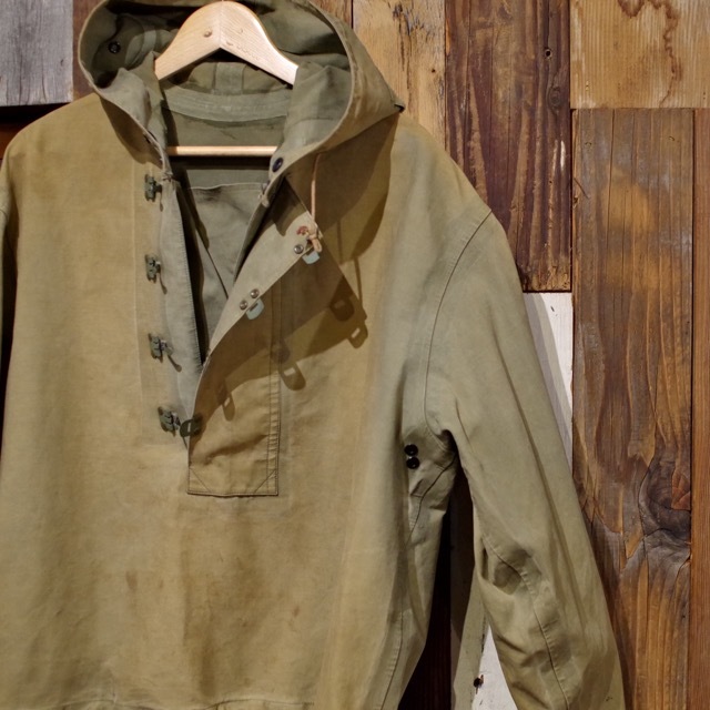 1940s US NAVY N-2 Deck Rain Parka with Hook / USN デッキ レイン