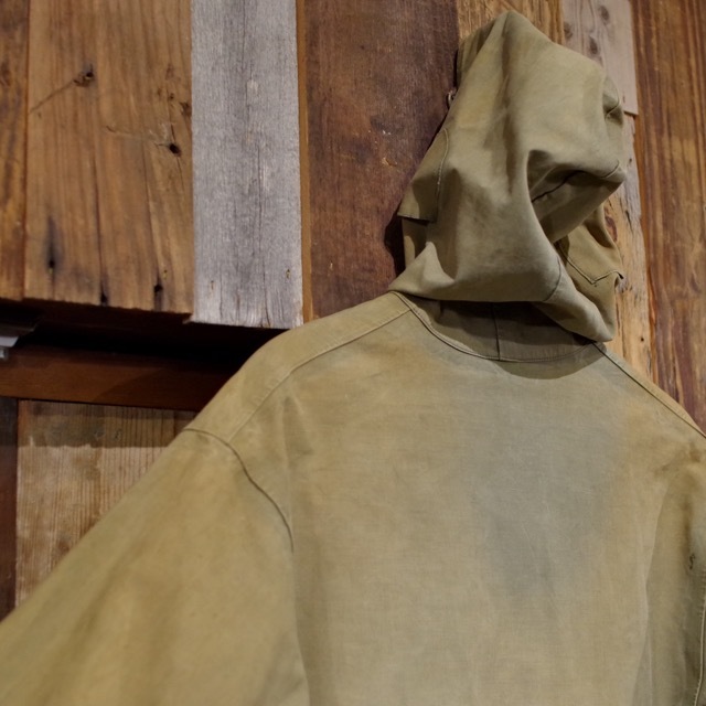 1940s US NAVY N-2 Deck Rain Parka with Hook / USN デッキ