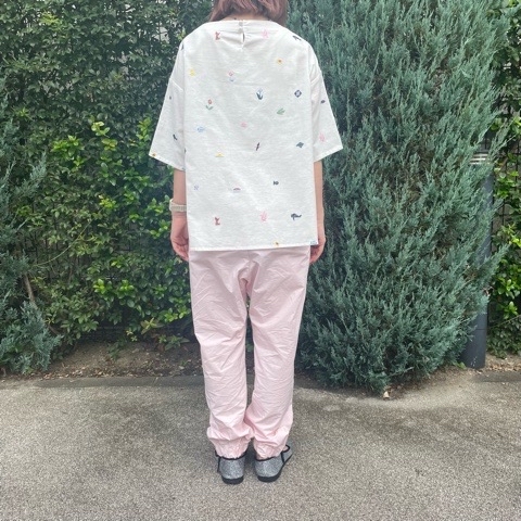 l'atelier du savon 〉小さいおりがみ刺繡ブラウス＆ワンピース