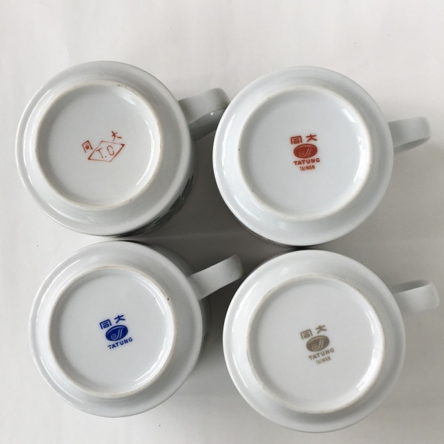 台湾の古いものたち「オールド大同」（大同磁器の食器） : そこ