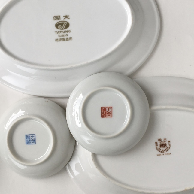 台湾の古いものたち「オールド大同」（大同磁器の食器） : そこ