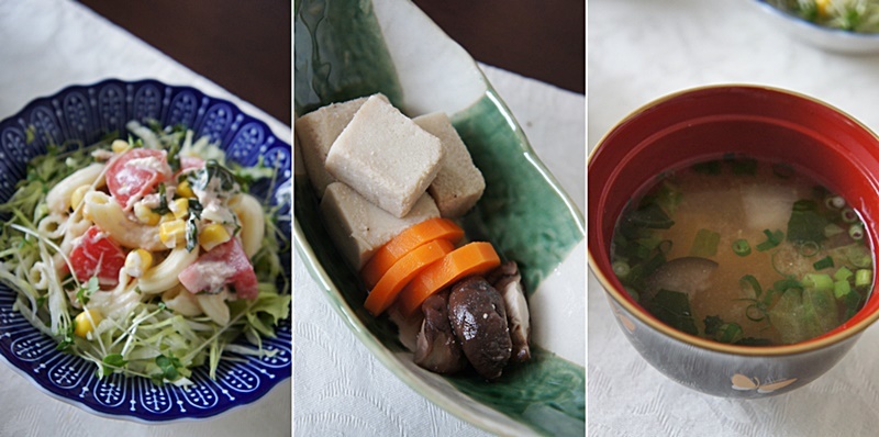 豚肉の野菜巻き　韓国風ソース_e0177271_12265041.jpg