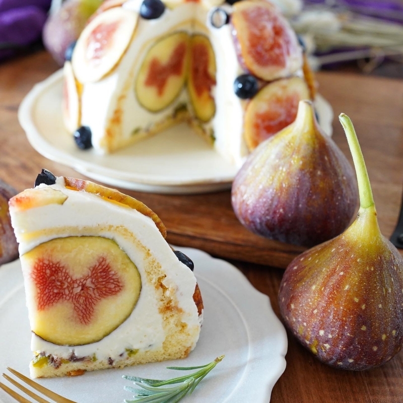 福岡の美味しいイチジクでズコットケーキ The Lynne S Mealtimes