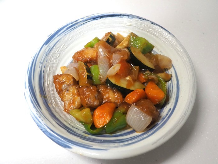今日の収穫とその後(酢豚)_c0116915_23590690.jpg
