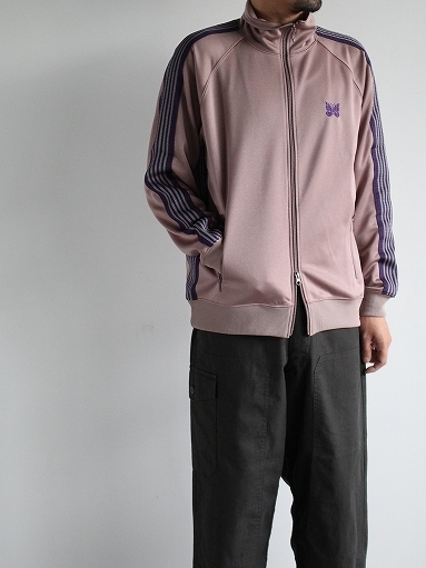 NEEDLES Track Jacket- Poly Smooth / Taupe_b0139281_17092529.jpg