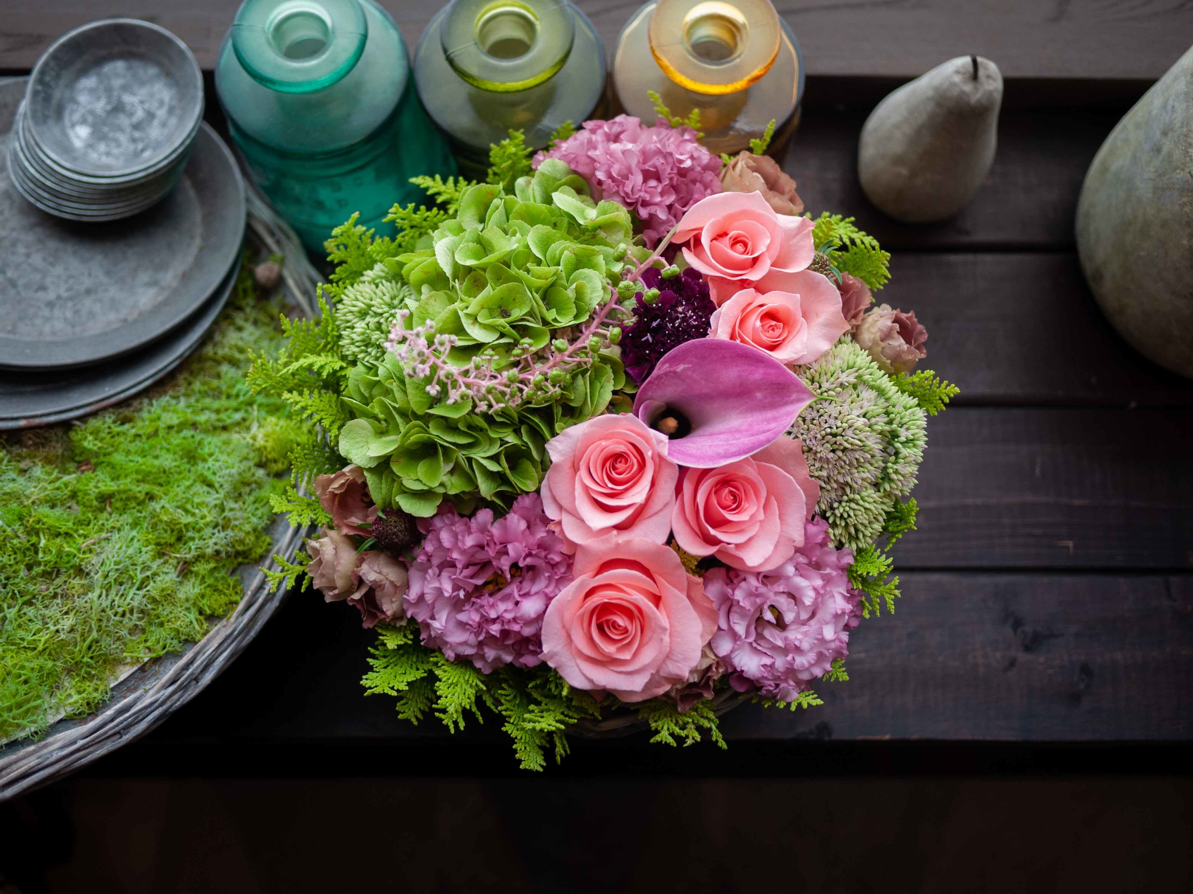 愛犬を亡くされた方へのアレンジメント ピンク系等 小樽市桂岡にお届け 22 08 27 札幌 花屋 Mell Flowers 愛犬を亡くされた方へのアレンジメント ピンク系等 小樽市桂岡にお届け 22 08 27 札幌 花屋 Mell Flowers