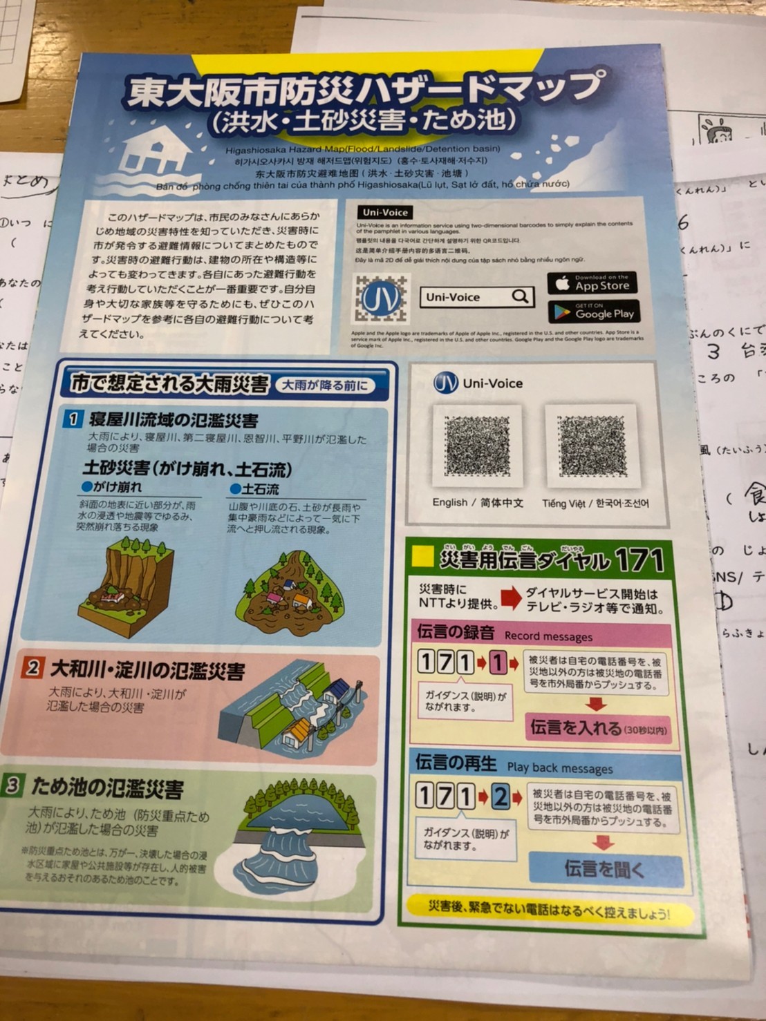 防災についてみんなで学びました！　　　　火曜朝教室_e0175020_08125170.jpg