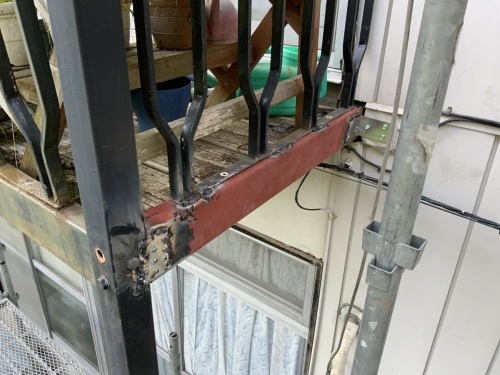 19.5日・ベランダ鉄骨修理_f0031037_20472230.jpg