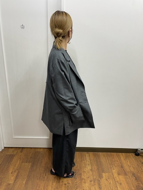 価格は安く CHIGNON F テーラードジャケット グレー ジャケット・アウター