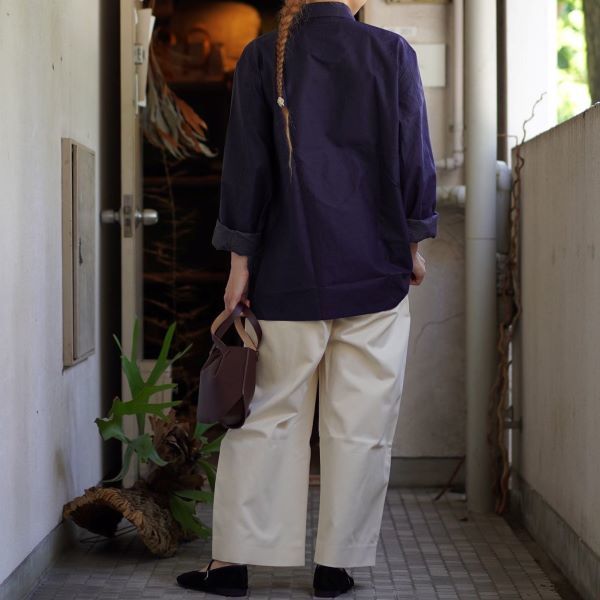 pajamaシャツドビー丸襟_d0364239_17265497.jpg