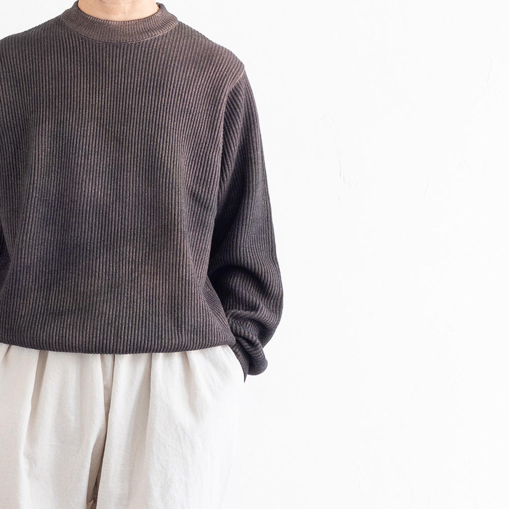 AURALEE UNEVEN WOOL CORD KNIT PO トップス AURALEE UNEVEN WOOL CORD