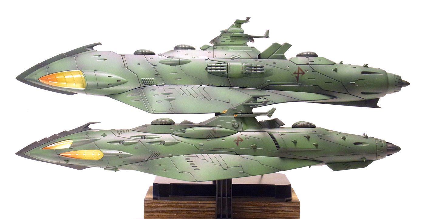 1/1000 ケルカピア級 航宙高速巡洋艦 : シリウスから８.6光年 （模型