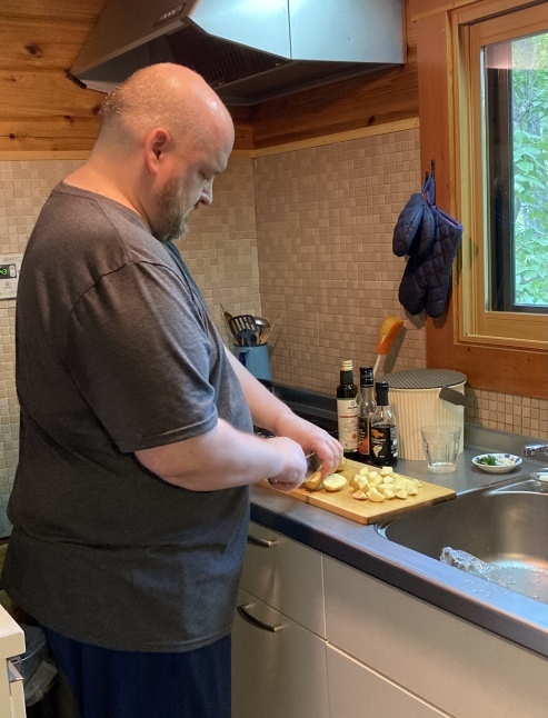 Grandmaの来日 初対面の孫ひめちゃま_d0348118_16385194.jpeg