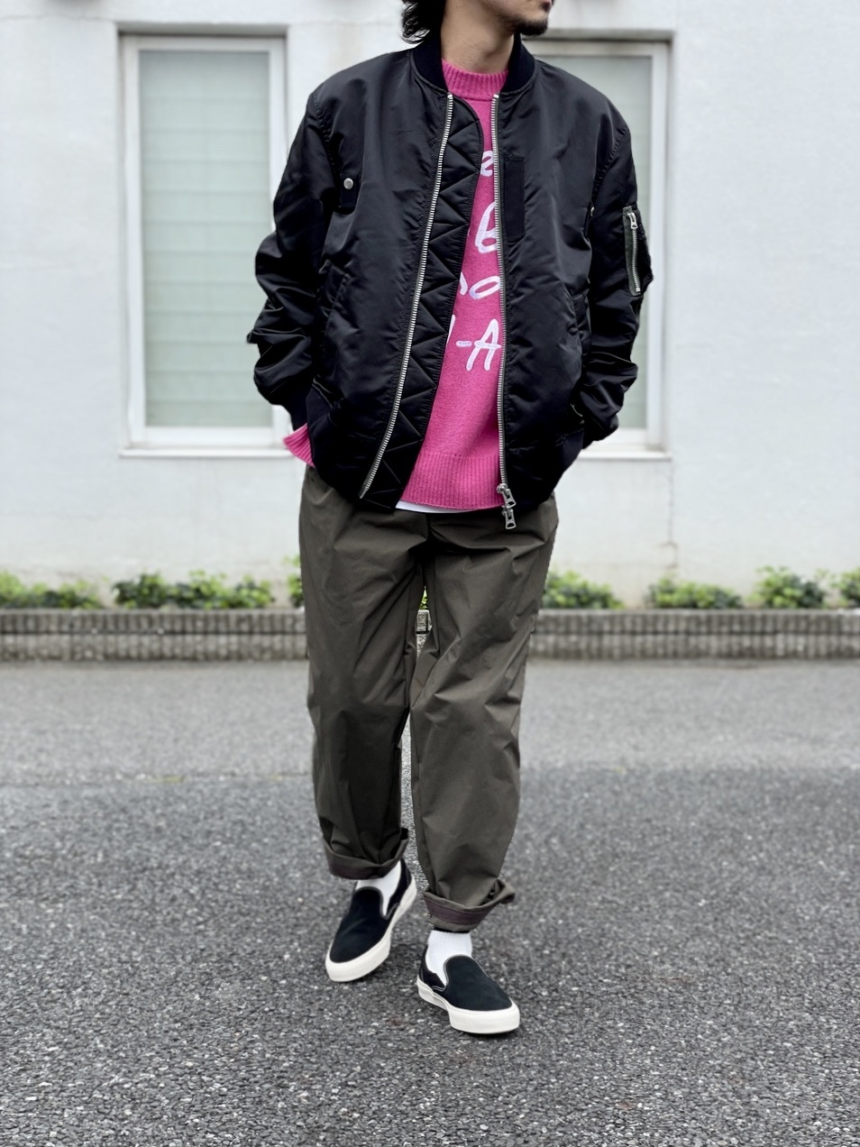 sacai nylon twill blouson サイズ1 MA-1-