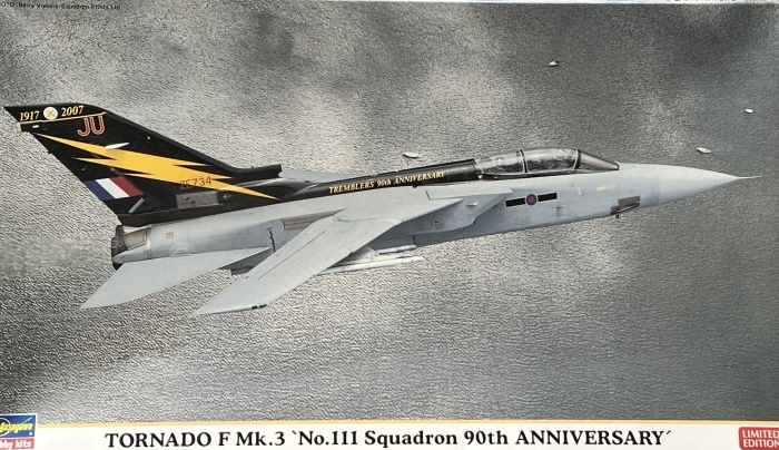 トーネード F Mk.3 No.111飛行隊 90周年記念塗装 1/72 ハセガワ トーネード F Mk.3 No.111飛行隊 90周年記念塗装 1/72 ハセガワ