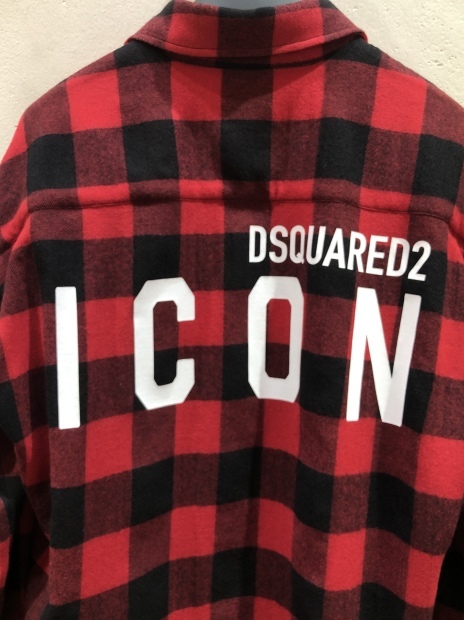 素材にこだわった貴重なバージンウール100％「DSQUARED2 ディースクエアード」新作チェックシャツ入荷です。_c0204280_11164603.jpg