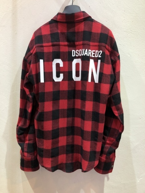 素材にこだわった貴重なバージンウール100％「DSQUARED2 ディースクエアード」新作チェックシャツ入荷です。_c0204280_11164715.jpg