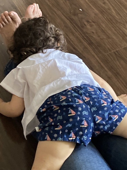 孫服つくり セーラーカラーのシャツの着画_d0348118_19071357.jpeg