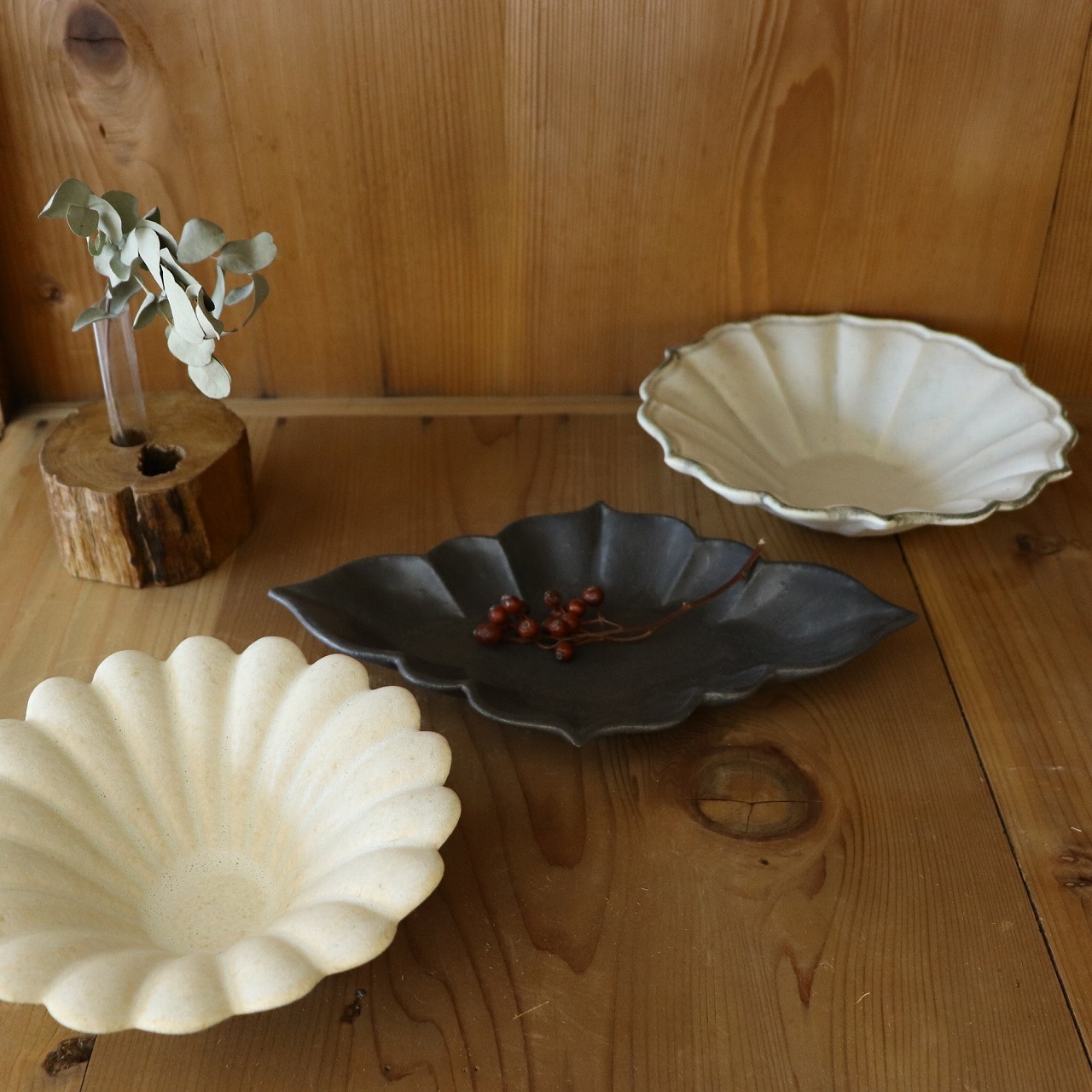 益子焼 吉沢寛郎さん、猪原朱乃さん の器が届きました。 : 入荷