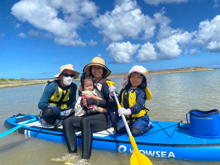 青空ようちえん〔平日〕SUPをもって家族で海へ繰り出そう!暑い日に海は気持ちがいい!_d0363878_15380052.jpg