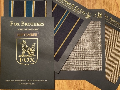 2022‐2023 秋冬の新着!お誂え向け 「FOX BROTHERS」 SEPTEMBER 編_c0177259_20014399.jpeg