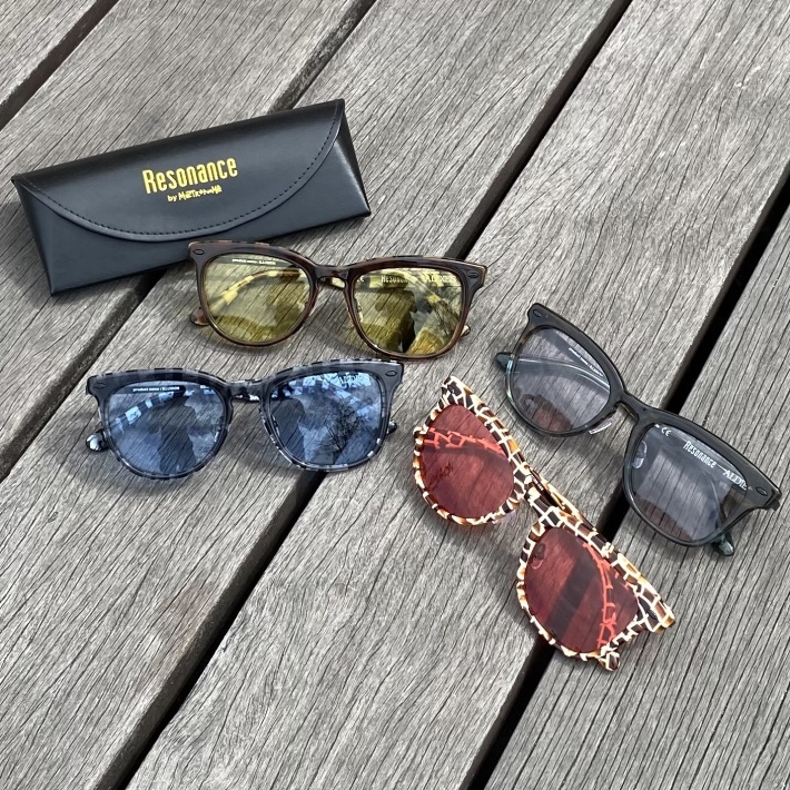 FORTY FIVE 別注 H optical H-01 グレー クリアレンズ ド派手で非対称