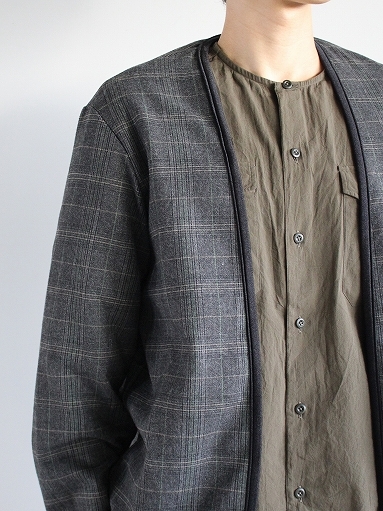 FLISTFIA Piping Cardigan / Glen Check_b0139281_17382396.jpg