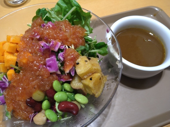 9/14 ステーキ宮八王子松木店 宮ランチ+ランチサラダバー+ドライゼロ_b0042308_19410083.jpg