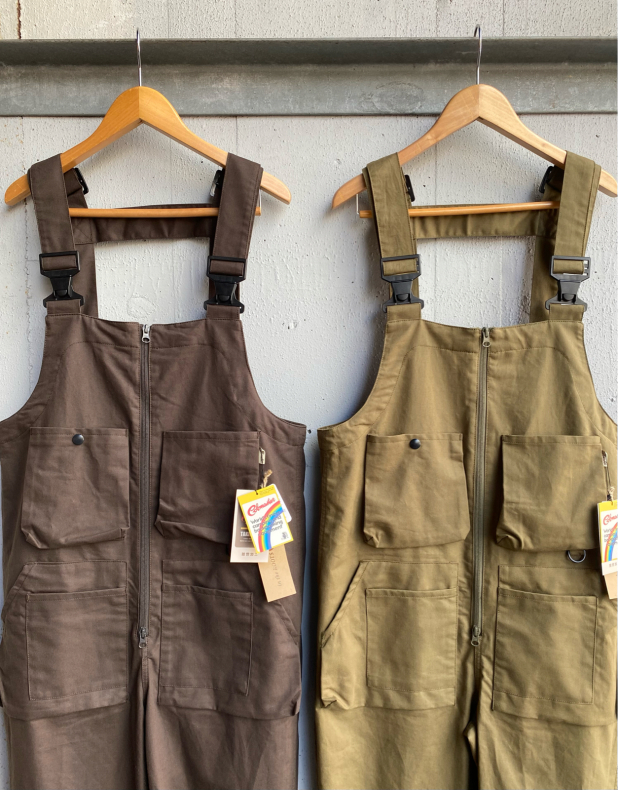 COBMASTER コブマスター タキビズキ オーバーオール オリーブ XL COBMASTER コブマスター メンズ オーバーオール タキビズキ