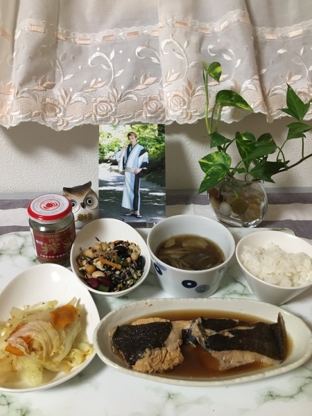 子持カレイの煮付け_b0417696_09113011.jpeg
