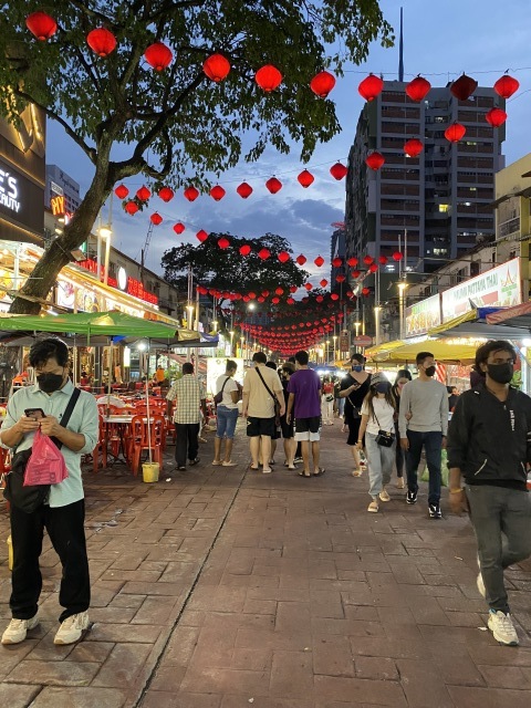 マレーシアに行ってきました ブキビンタンで夕食 ちゃんばらーじゅん