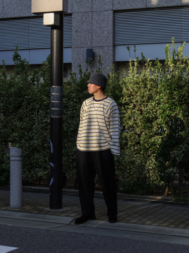 【AMBERGLEAM】 PANEL BORDER LONG SLEEVE._d0227059_23063537.jpg