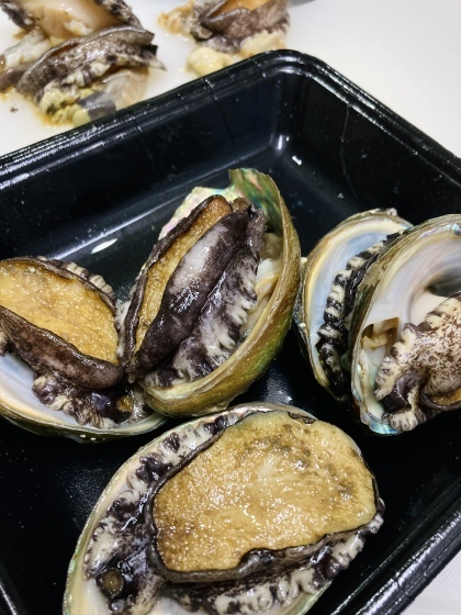 鮑の大蒜バター醤油_a0258686_20435547.jpeg