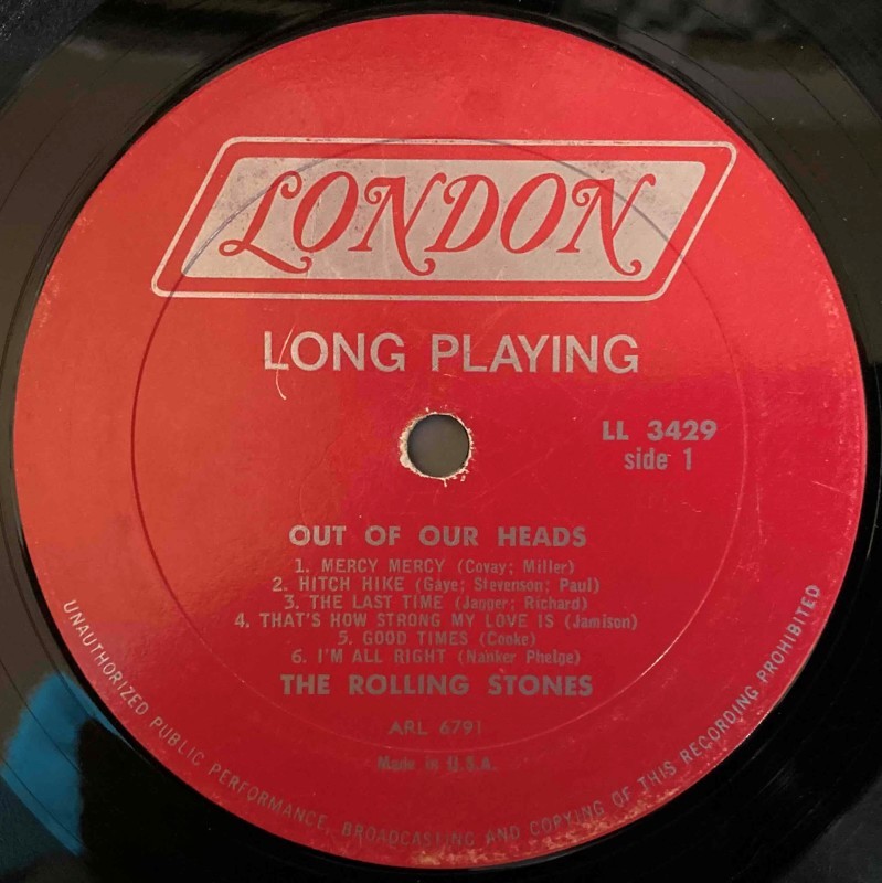 The Rolling Stonesその6 Out Of Our Heads・・・etc : アナログ