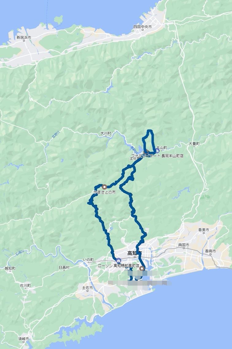 林道初心者と、本山町の林道へ その2_a0077663_15510501.jpg