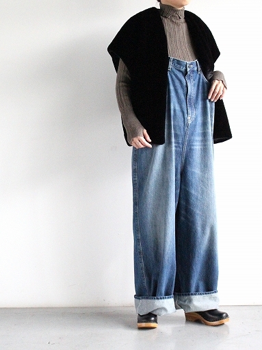 Rhodolirion　5Pockets Suspender Pant - Denim_b0139281_17141771.jpg