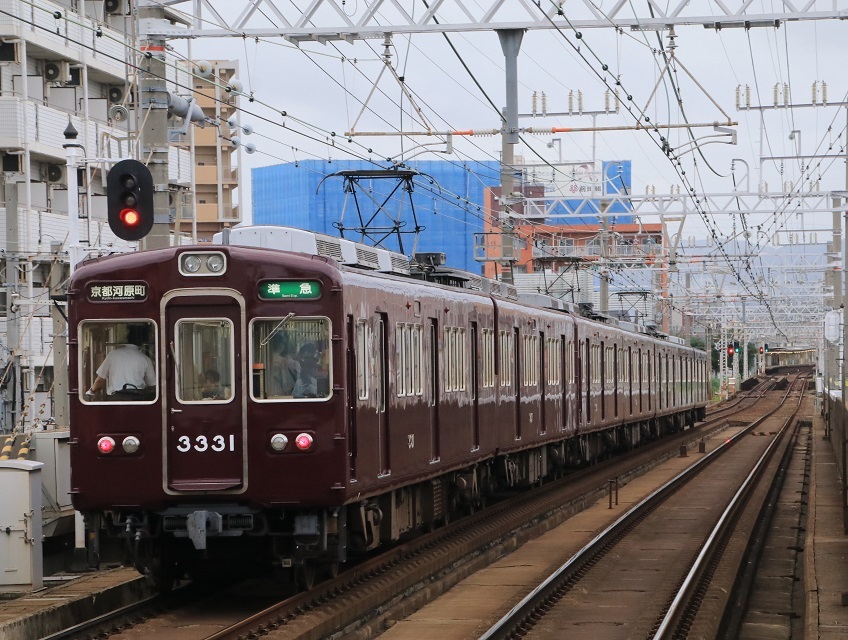 阪急3300系 3331F 準急幕 : 人生・乗り物・熱血野郎