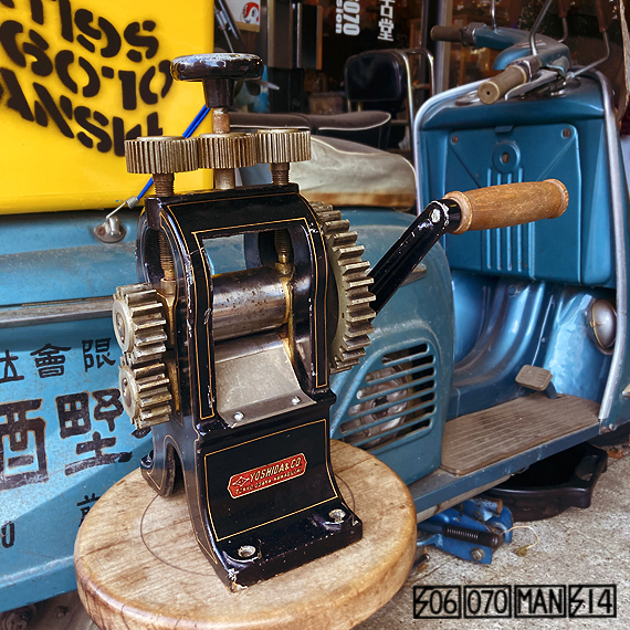 1970s Vintage まだまだ使える彫金ローラー 銀細工 シルバー
