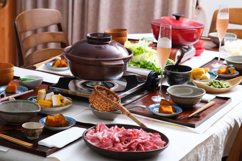 牛肉しゃぶ鍋_d0377645_22474986.jpg