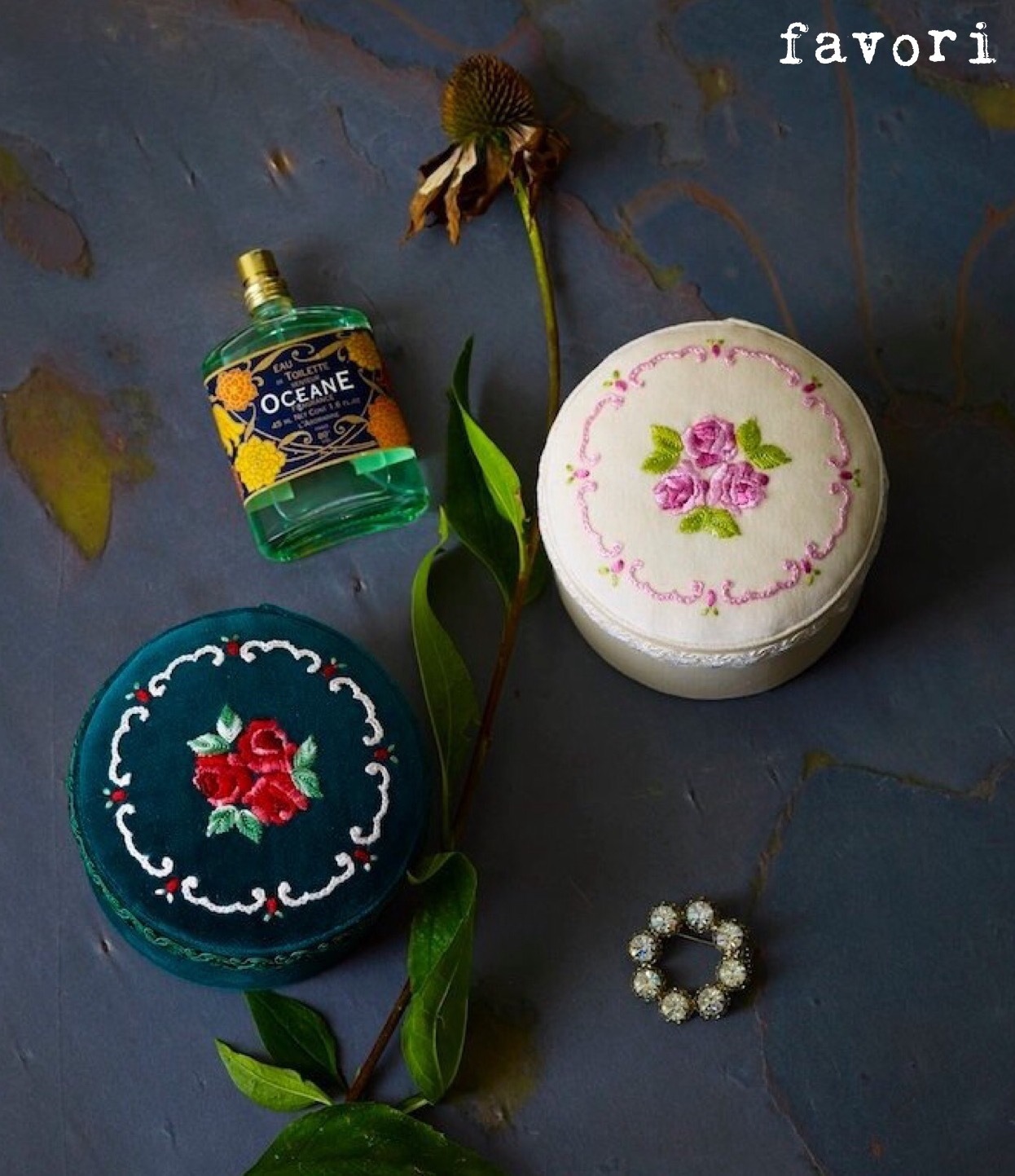 花刺繍のジュエリーボックス_a0157409_12133563.jpeg