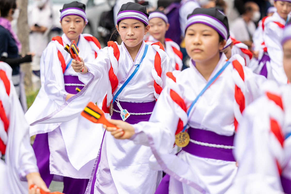 2022よさこい鳴子踊り特別演舞 上町よさこい鳴子連 その4_a0077663_16115077.jpg