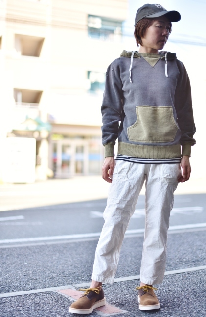 9分丈 Military PANTS　　と　　Barbour　Tricker’s　FULL COUNT_d0152280_18342537.jpg