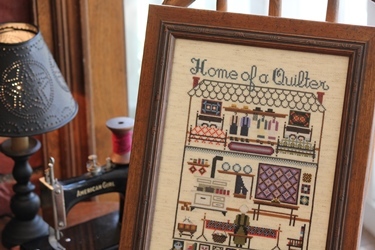 「Home of a Quilter」の刺繍フレーム_f0161543_16345113.jpg